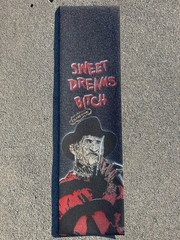 Mob Skateboard Graphic Grip Tape Nightmare on Elm Street Freddy Krueger Horror