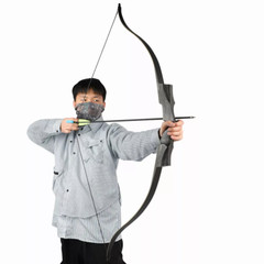 60LBS 60inch Wood Riser Recurve Bow Left-handed Right-handed Hunt Archery Shot