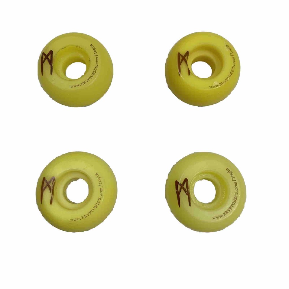 Kryptonics LOGIA Aggressive 4-pack 47mm 50R Skater Freestyle Inline Wheels NEW