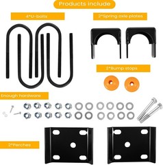 6″ Rear Axle Flip Kit Pickup Truck Lowering Drop Kit for Chevy Silverado C1500