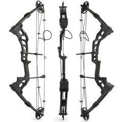 Compound Bow Arrow Kit 0-70lbs Adjustable Shooting Hunting Target Practice Sport