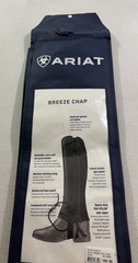 Ariat Breeze Half Chaps Black Unisex Adult Small Short New Leather 10005943