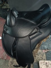 NEW BAREFOOT ENGLISH TREELESS HORSE SADDLE TACK SIZE (16 TO 18) INCHES.