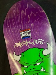 RARE SIGNED Natas Kaupas Patriot 101 Skateboard Deck World R7 Prime AUTOGRAPHED