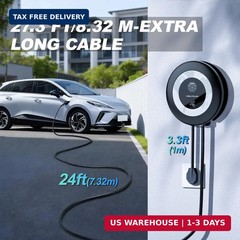Level 2 EV Charger, 11.5KW /50A Fast Home Charging Station, 27.3ft Extended Char