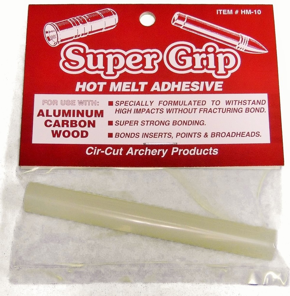 SUPER GRIP Archery Hot Melt Insert Glue For CARBON ALUMINUM WOOD Arrows Adhesive