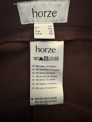 Horze Women’s Riding Breeches Brown EU 42/US 30 Cotton-Spandex Blend