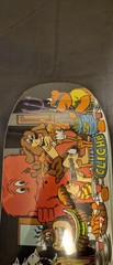 2014 Shaped Cliche Last Supper Skateboard Deck with Poster/Ad Marc Mckee