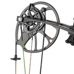 Archery Compound Bow 30-70lb RH Let off 75% & Carbon Arrows Set Hunting Shooting