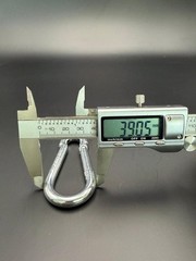 4 Pack 5/16″ Snap Hook Carabiners 500 LBS WLL Zinc Plated Steel $12.99