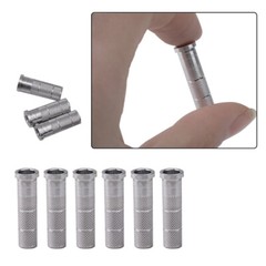 50-200Pcs Aluminum Arrow Insert ID 6.2mm Carbon Fiberglass Archery Bow Shooting