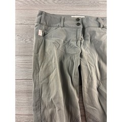 Tailored Sportsman Equestrian Riding Breeches Sage Green Low Rise Knee Patch