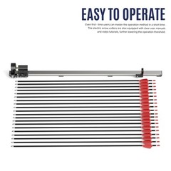 Electric Arrow Saw, Carbon Arrow Cutter with 2x Resin Saw Blade, Adjustable 4…