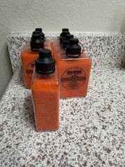 8 BOTTLES Splat-R-Ball 7.5mm Orange Gel 20,000 Rounds a total 160,000 Beads NEW