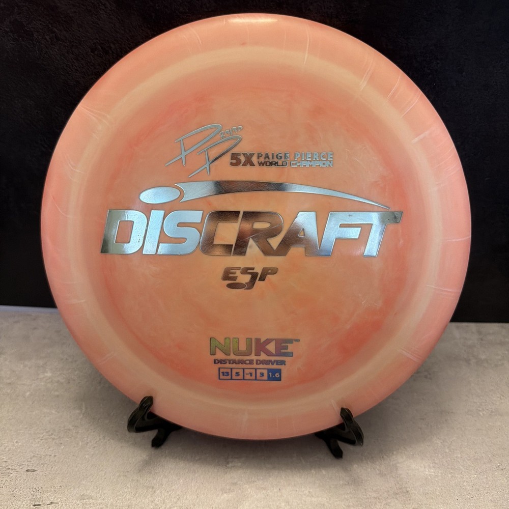 Discraft ESP Nuke Distance Driver ESP Purple 5X Paige Pierce Disc Golf Disc