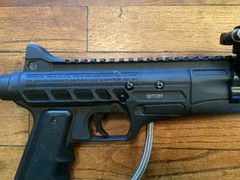 Tippmann US Army Carver One Paintball Gun + Precision Long Barrel Ninja CO2 Tank