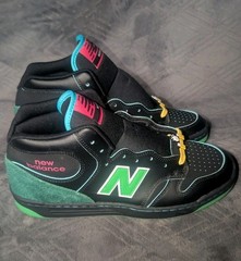 Size 10.5- New Balance Natas Kuapas x Numeric 480 High Black Lime Green