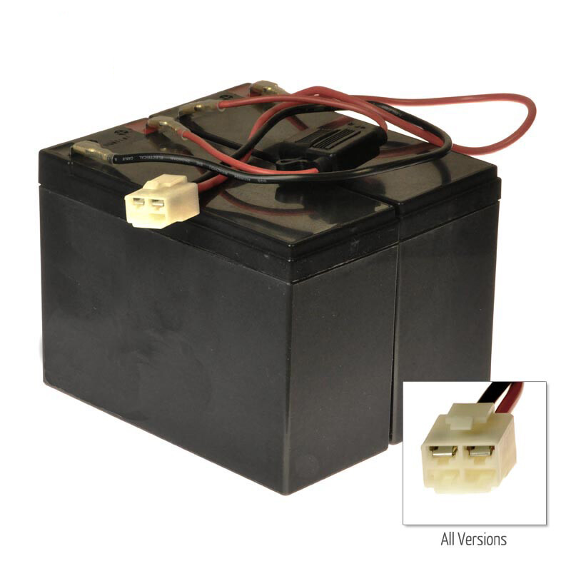 24 Volt Battery Pack, the Razor iMod, Rechargeable Batteries, 10 Ah with Harness