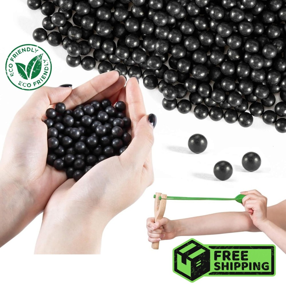 Clay Slingshot Ammo – Sling Shot Ammo Balls Biodegradable Professional Balls 3/8