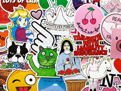 100 Sticker Pack Cool Animals Art Design Decals Laptop Skateboard Car Bumper #CA