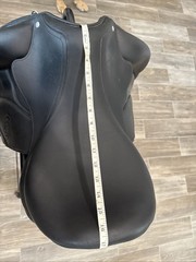 New Forrester Saddle 17.5 2023 Black Leather Strap Made In France