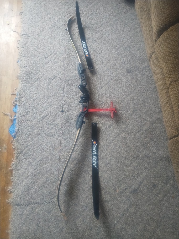 Galaxy Solstice Recurve w/ Aspire And Meteor Limbs And Accessories.