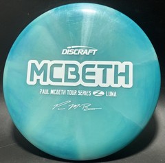 New! PAUL MCBETH DISCRAFT 2020 TOUR SERIES Z Swirl LUNA 170-172g! Blue