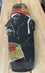 Designarium Natas Kaupas, Shaped Skateboard, Ltd Ed # 694/1000, Dave Kinsey Art