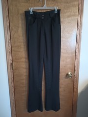 New Piper Knit High-Rise Boot Cut Breeches Knee Patch~Large~ 34Long
