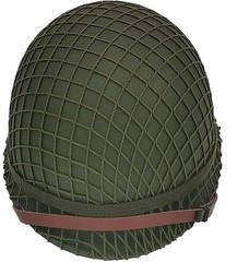 WWII US Army Helmet Replica, WW2 Helmet, M1 Medium, green