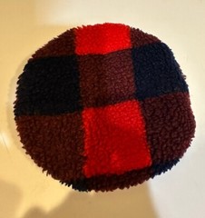 FRESH LIDS INC RED BLACK BUFFALO PLAID SHERPA BEANBAG 7” GAME TOSS CORN HOLE TOY