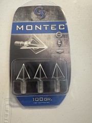 Montec G5 Broadheads – 1 Pack. 100 Grain – FREE SHIPPING