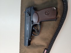 CO2 Lancer Air Saber XMK .177 (4.5mm) CO2 Semi-Automatic Air Pistol with Case