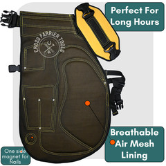 Farrier Apron Leather Blacksmith Chaps Horse Shoeing Hoof Trimming Multi Color