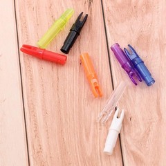 Eco-Friendly Multi-Color Archery Nocks – 50 Durable Inserts for All Seasons