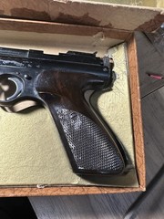 Vintage Crosman Early .22 Target Pistol w/ Original Box & Manual
