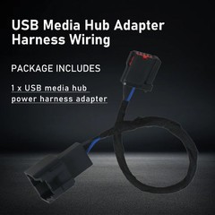 1x USB Media Hub Power Harness Adapter for Ford Sync 2 to SYNC 3 Upgrade (GEN1)