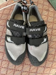NEW W/ Tags! Climb X Rave Granite Grey Climbing Rubber Shoes US 7.5