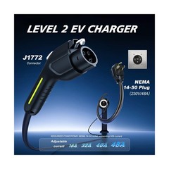VDLPOWERVP Level 2 EV Charger, 11.5KW /50A Fast Wall Home Charging Station, 2…