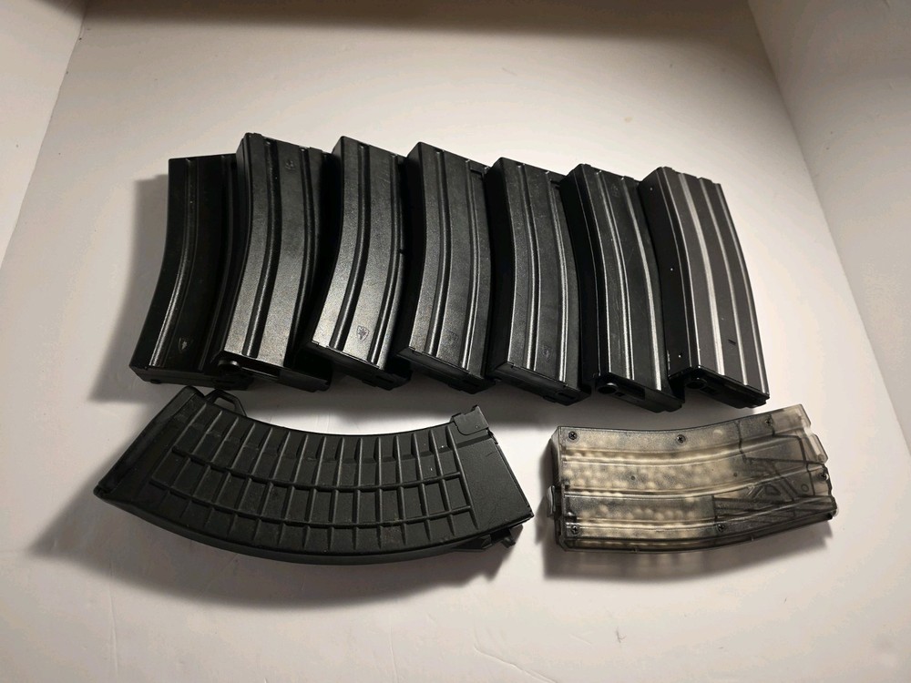 Lot Of 7 AK Air Soft Equipment