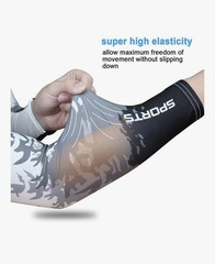 Flintronic Arm Sleeves Unisex Warmer UV Protection UPF50 For Running, Cycling