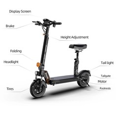 eBike Boys RT6 1000W Electric Scooter – 48V, 40-50km Range