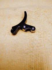 CCM Pump Paintball Marker Frame Trigger POLISHED Black with Brass roller bearing