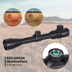 Rifle Scope 3-9×40 EG Red Green Illuminated 1.57″ Objective – Precision Accuracy