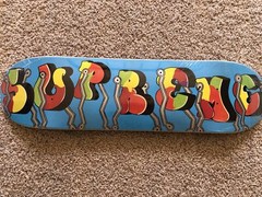 Supreme Blade Whole Skateboard Deck Blue F/W 16