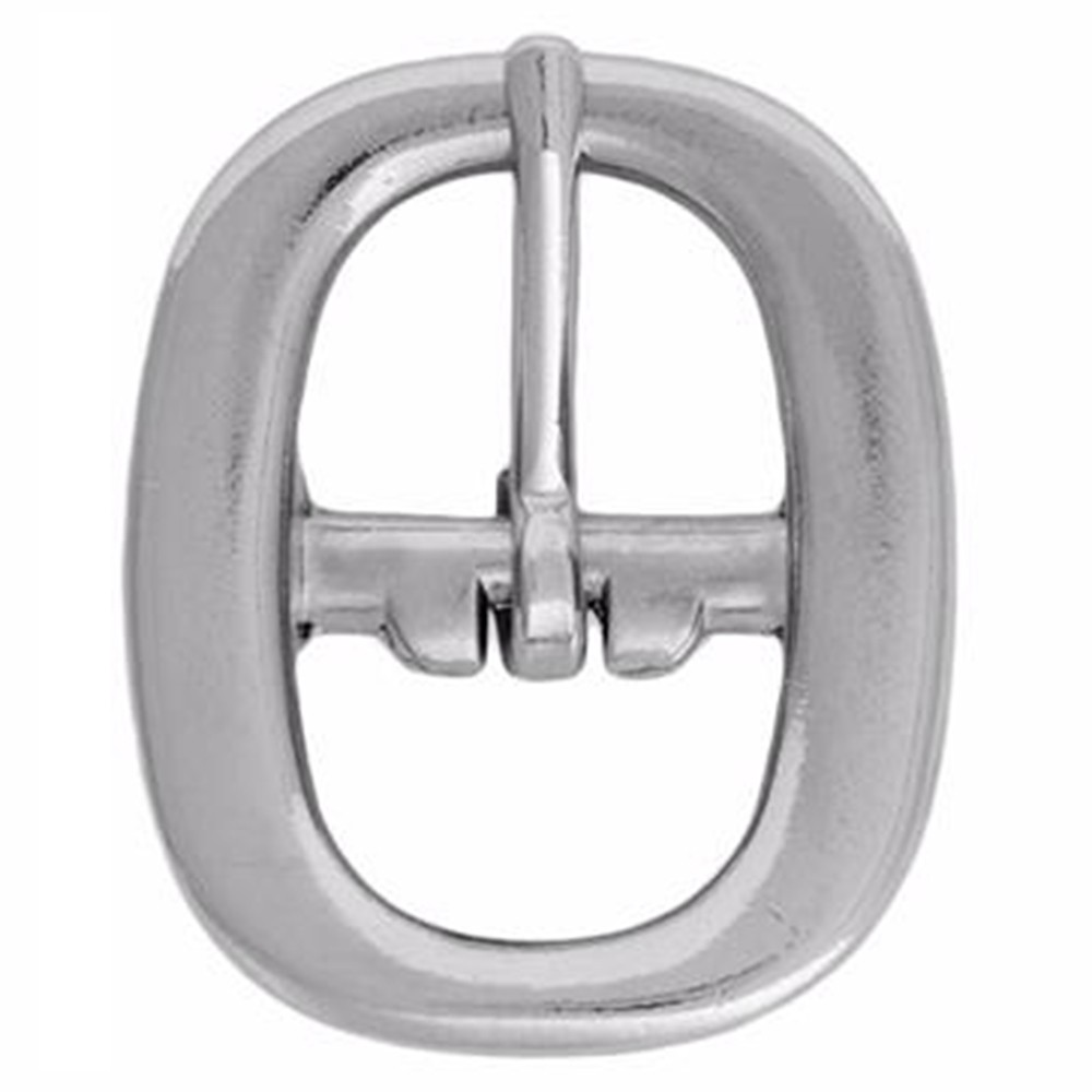 Pack Of 10 5/8 In Western Tack Die Cast Nickle Plated Center Bar Buckle