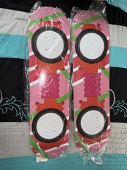 Kith For Back To The Future Skateboard 2 Of Them In Hand Ship Today Pink