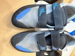 Climb X Climbing Shoe Size 7.5 Rave Strap Grey Women 8.5- No Box