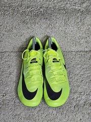 Nike Zoom Ja Fly 3 Volt Mint Foam Track Field Spike DR9956-700 Sz 8 RARE