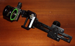 Used Sword Punisher Pro Bow Sight, Double Pin- Black- RIGHT Handed= $380 MSRP